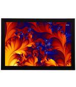 Abstract Orange Satin Matt Texture UV Art Painting