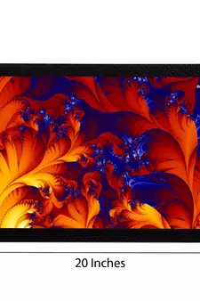Abstract Orange Satin Matt Texture UV Art Painting
