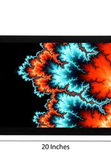 Abstract Blue & Orange Satin Matt Texture UV Art Painting
