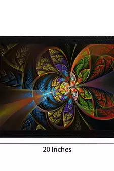 Abstract Colorful Satin Matt Texture UV Art Painting