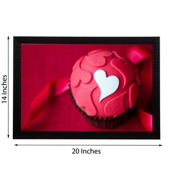 Pink Hearts Satin Matt Texture UV Art Painting 2