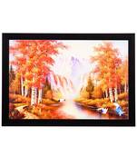 Spring View Satin Matt Texture UV Art Painting