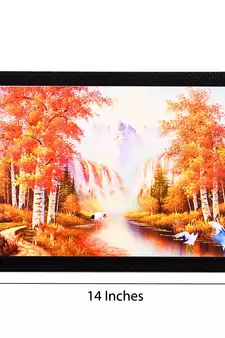 Spring View Satin Matt Texture UV Art Painting