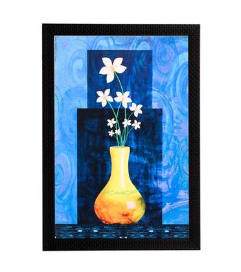 Vase & Flower Satin Matt Texture UV Art Painting 1
