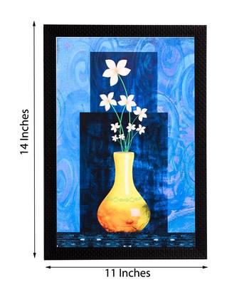 Vase & Flower Satin Matt Texture UV Art Painting 2