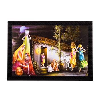 Village View Satin Matt Texture UV Art Painting 1