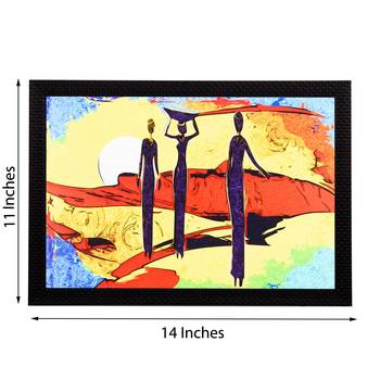 Abstact Women Satin Matt Texture UV Art Painting 2