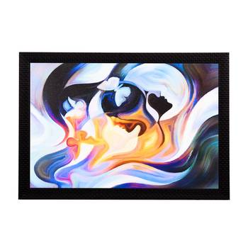 Multi Colored Abstract Satin Matt Texture UV Art Painting 1