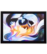 Multi Colored Abstract Satin Matt Texture UV Art Painting