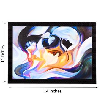 Multi Colored Abstract Satin Matt Texture UV Art Painting 2