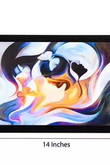 Multi Colored Abstract Satin Matt Texture UV Art Painting