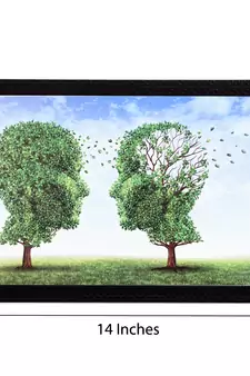 Face In A Tree Satin Matt Texture UV Art Painting