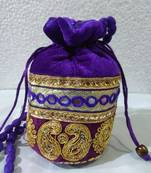 Rajasthani Traditional Gota Patti Velvet Potli