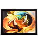 Women Face Abstract Satin Matt Texture UV Art Painting