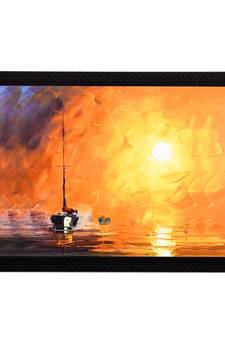 Ship Sailing Satin Matt Texture UV Art Painting