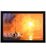 Ship Sailing Satin Matt Texture UV Art Painting