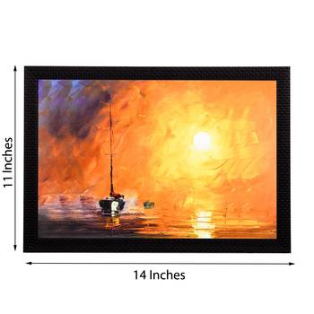 Ship Sailing Satin Matt Texture UV Art Painting 2