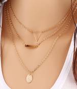 Gold necklaces