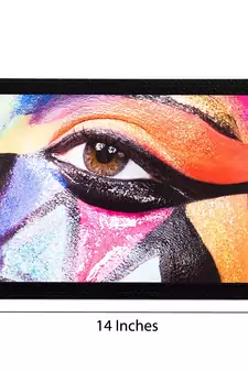 Expressive Eye Satin Matt Texture UV Art Painting