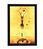 Woman Abstract Satin Matt Texture UV Art Painting