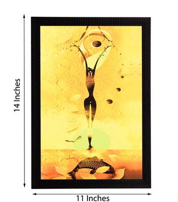 Woman Abstract Satin Matt Texture UV Art Painting 2