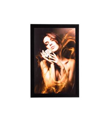 Girl Beauty Satin Matt Texture UV Art Painting 1