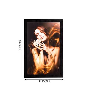 Girl Beauty Satin Matt Texture UV Art Painting 2