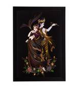 Lord Krishna & Radha Satin Matt Texture UV Art Painting