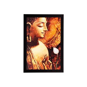 Lord Buddha Matt Textured UV Art Painting 1