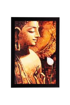 Lord Buddha Matt Textured UV Art Painting