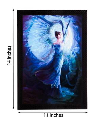 Dancing Girl Satin Matt Texture UV Art Painting 2