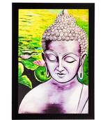 Lord Buddha Matt Textured UV Art Painting
