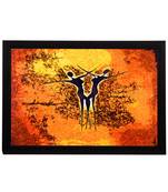 Dance Abstract Satin Matt Texture UV Art Painting