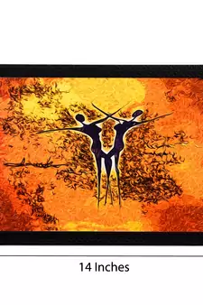 Dance Abstract Satin Matt Texture UV Art Painting