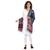 Navy & Multicolor Viscose Rayon Woven Design Shawl