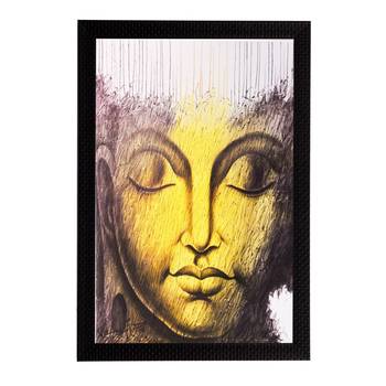 Lord Buddha Matt Textured UV Art Painting 1