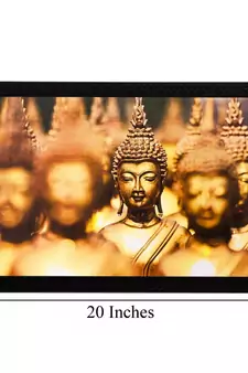 Lord Buddha Matt Textured UV Art Painting