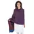 Purple & Multicolor modal Woven Design Shawl