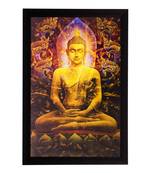 Lord Buddha Matt Textured UV Art Painting