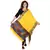 Sunflower & Multicolor Viscose Rayon Woven Design Shawl