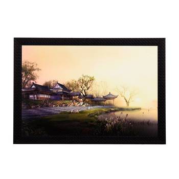 Wood House Satin Matt Texture UV Art Painting 1