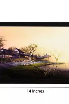 Wood House Satin Matt Texture UV Art Painting
