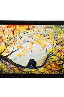 Love Birds Satin Matt Texture UV Art Painting
