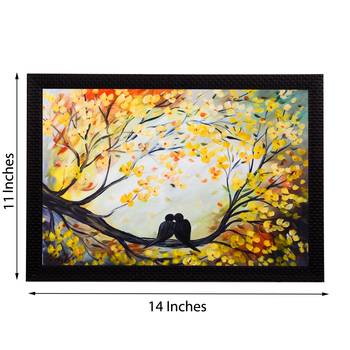 Love Birds Satin Matt Texture UV Art Painting 2