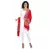 Red modal Woven Design Shawl