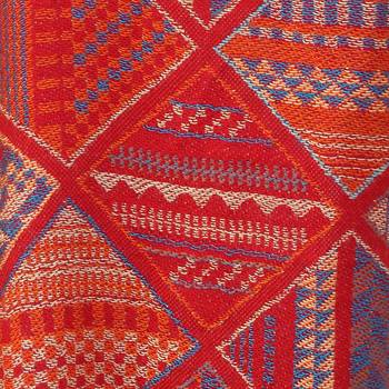 Red modal Woven Design Shawl 4