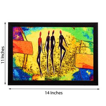 Abstract Figurine Satin Matt Texture UV Art Painting 2