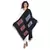 Black & Multicolor modal Woven Design Shawl
