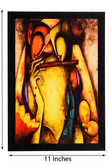 Figurative Satin Matt Texture UV Art Painting