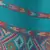 Dark Jade Green Viscose Rayon Woven Design Shawl